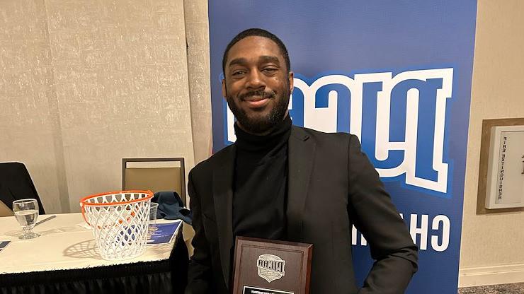 In his first year, Mustangs Men's Basketball Head Coach Koran Prince has been named both the Eastern Pennsylvania Athletic Conference and National Junior College Athletic Association North Atlantic District Coach of the Year. Photos by Eric Devlin